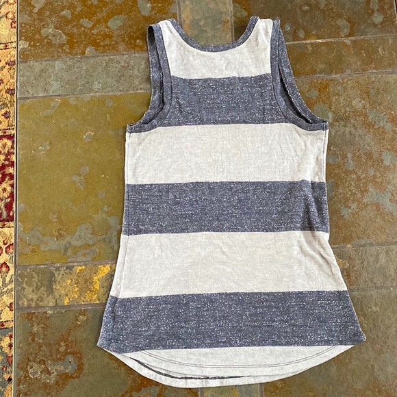 3/$19! Bundle of 2 Tank Tops: Black Tiger Tank + Striped Converse Top ~ Small - Picture 6 of 16